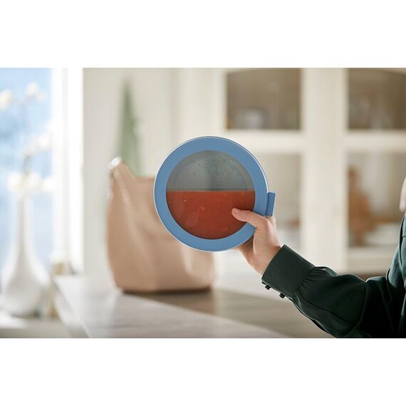 Mepal - Multi Bowl Cirqula Round - Vorratsdose mit Deckel - Geeignet als Luftdichte Aufbewahrungsbox für den Kühlschrank, Mikrowellengeschirr & als Frischhaltedosen - 2250 ml - Nordic Pine