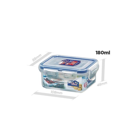 Lock & Lock HPL805 Multifunktionsbox 0,18l durchsichtig