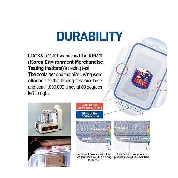 Lock & Lock HPL805 Multifunktionsbox 0,18l durchsichtig