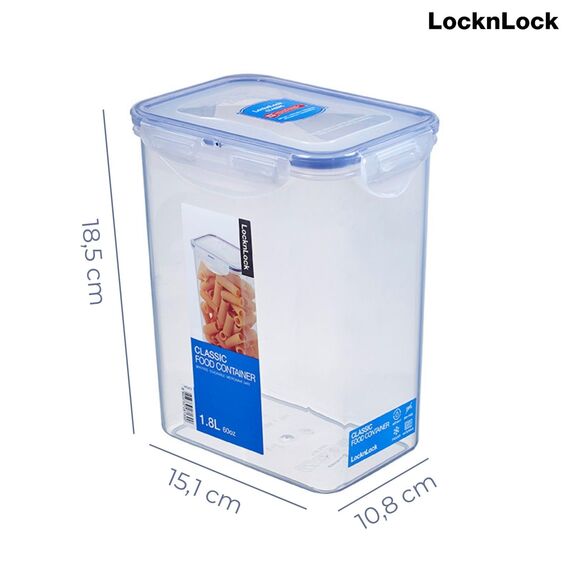 Rectangular 1.8ltr (152 x 107 x 179mm)