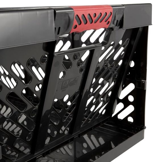 keeeper 4x Stabile Profi-Klappboxen mit Soft-Touch Griffen, 54 x 37 x 28 cm, 45 l, Ben, Graphit-Grau