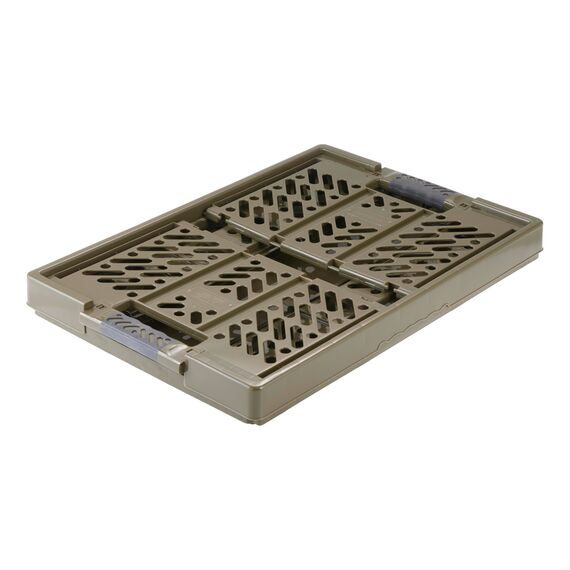 keeeper ben Stabile Profi-Klappbox mit Soft-Touch Griffen, 54 x 37 x 28 cm, 45 l, Grün (Olive)