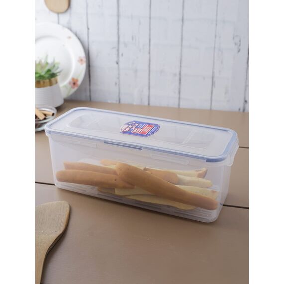 LocknLock PP Classic Vorratsdose mit Ablaufgitter | 2 L | 27,8 x 11,5 x 10,3 cm | 100 % luft- und wasserdicht | Gefrier-& Kühlschrank Organizer | Spülmaschinen-& Mikrowellengeeignet | BPA frei