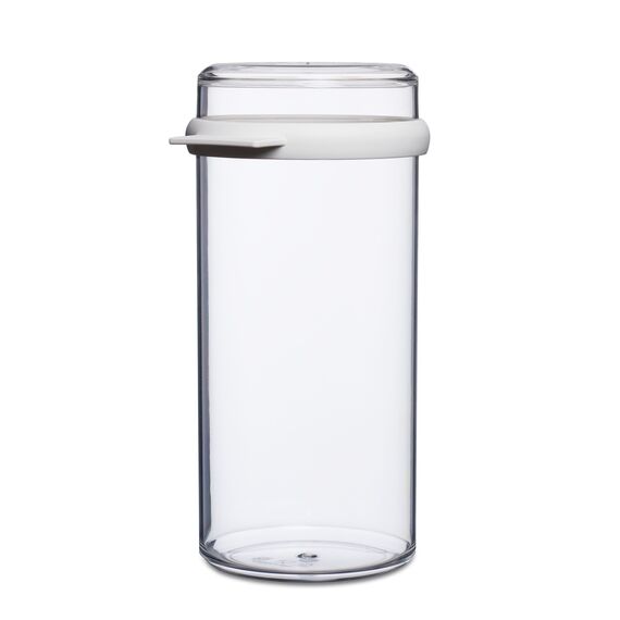 Mepal - Zwiebackdose Stora - Luftdichte Aufbewahrungsbox für Zwieback - Luftdichter Aufbewahrungsbehälter mit Deckel - Ideal für die Organisation in der Küche - 1900 ml - Transparent & White