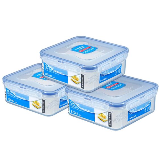 LocknLock PP Classic Frischhaltedose | 1,8 L | 15,1 x 10,8 x 18,5 cm | 100 % luft- und wasserdicht | BPA-frei | Gefrier-& Kühlschrank Organizer | Spülmaschinen-& Mikrowellengeeignet