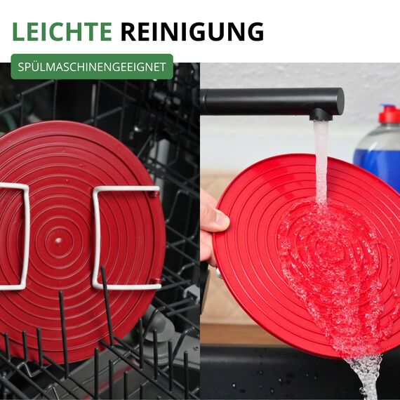 Westmark Teller-Etagère, Zusammenfaltbar, Mikrowellengeeignet, Kunststoff, Rot/Weiß, 22492270