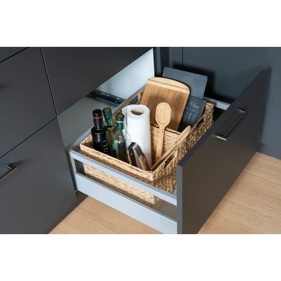 Decorasian Korb Aufbewahrung geflochten aus Wasserhyazinthe - Seegras rechteckig - 37cm