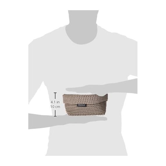 Blomus Häkelkorb Taupe Tela