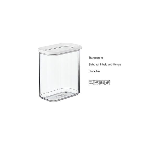 Mepal | 4er Set Frischhaltedosen mit Deckel | rechteckige Lebensmittelbehälter | Küchenorganizer aus Kunststoff | luftdichte Vorratsbehälter | 4 x 1500 ml | Grün