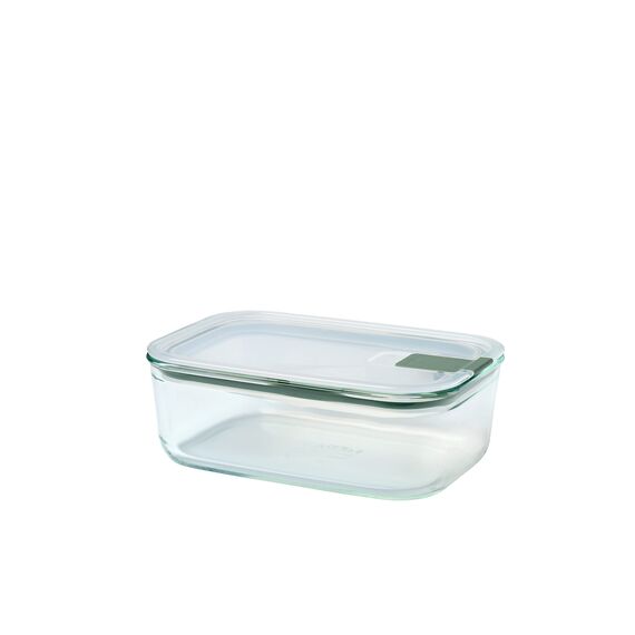 Mepal - Glasbehälter mit deckel EasyClip - Meal prep boxen - Geeignet für Mikrowelle, Dampfgarer, Ofen und Gefrierschrank - Luftdicht und auslaufsicher - Mikrowellengeschirr - 1000 ml - Nordic sage