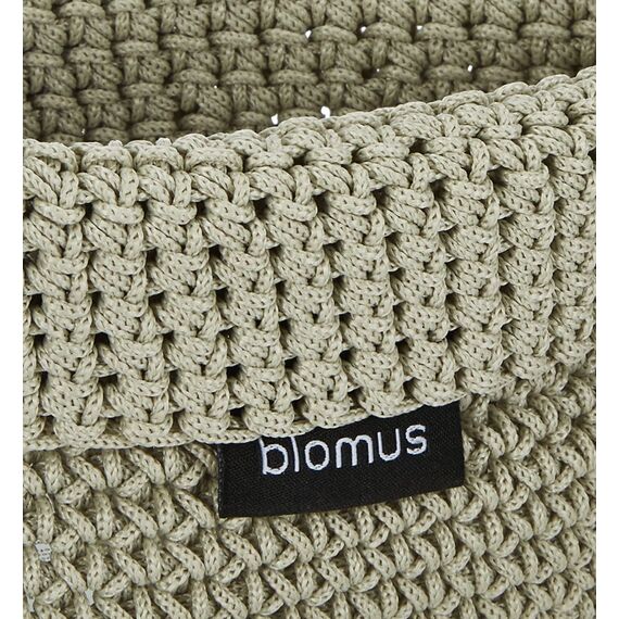 blomus | Aufbewahrungskorb | Tela | Kunstfaser Sand | M 15x10x9cm | Indoor | (Packung mit 2)