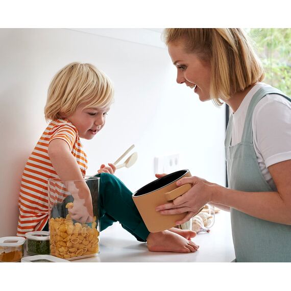 Mepal Transparente Vorratsdosen mit Deckel - Lebensmittelbehälter Quatratische - Küchenorganizer & Aufbewahrungsbox aus Kunststoff - Vorratsbehälter Luftdicht & Stapelbar - 1250 ml - White