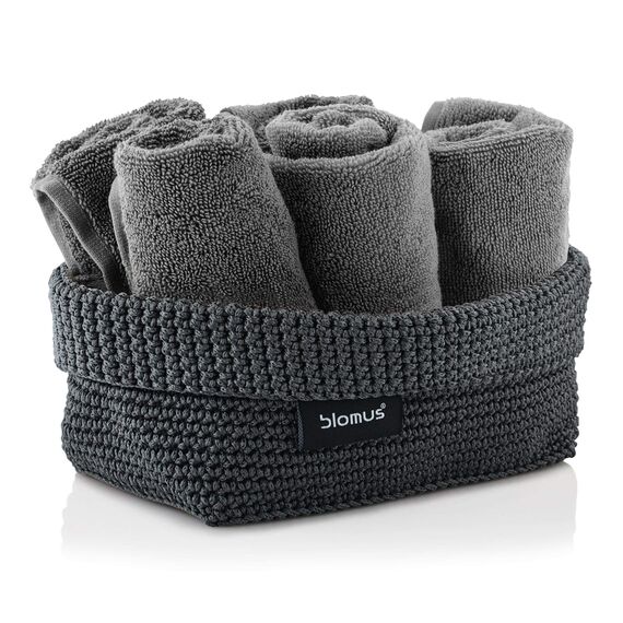 Blomus | Aufbewahrungskorb | Tela | Kunstfaser Anthrazit | L 20x12x9cm | Indoor |