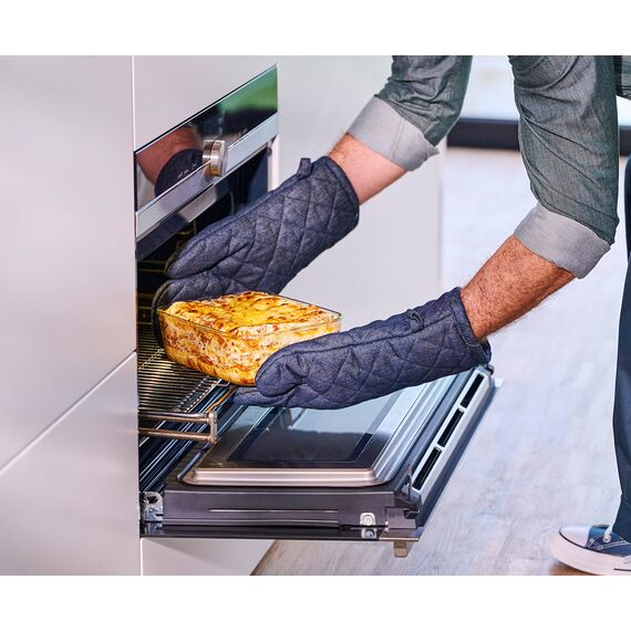 Mepal - Glasbehälter mit deckel EasyClip - Meal prep boxen - Geeignet für Mikrowelle, Dampfgarer, Ofen und Gefrierschrank - Luftdicht und auslaufsicher - Mikrowellengeschirr - 1500 ml - Nordic sage