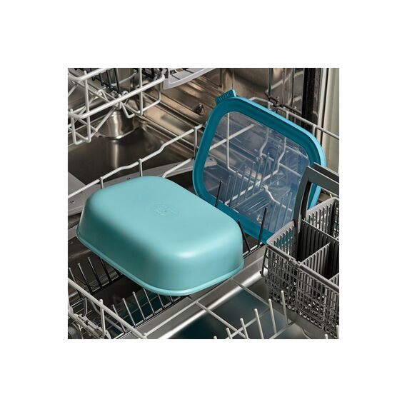 Mepal Multischüssel Cirqula rechteckig 500 ml Nordic Blush – Frischhaltedose – Aufbewahrungsbox – stapelbar – spülmaschinenfest