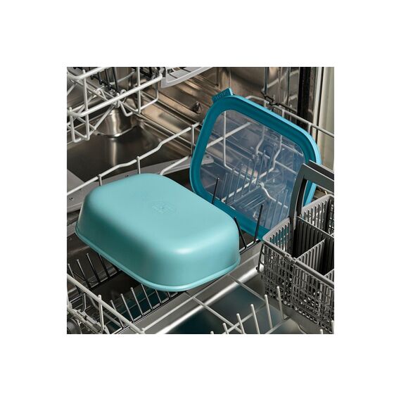 Mepal Multischüssel Cirqula rechteckig 1000 ml Nordic blush – Frischhaltedose – Aufbewahrungsbox – stapelbar – spülmaschinenfest