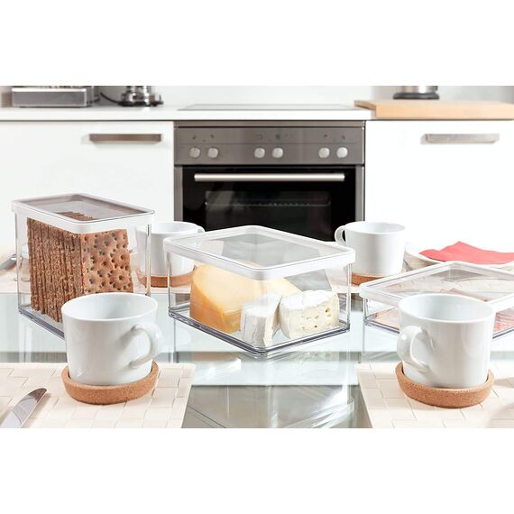 Rotho Loft rechteckige Vorratsdose 2.1l mit Deckel und Dichtung