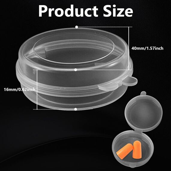 WYAN 28 Stück kleine Kunststoffboxen, Mini-Aufbewahrungsbox aus Kunststoff, Kleine Aufbewahrungsbehälter mit Deckel für Kleine Perlen, Schmuck, Schrauben, Sortierbox, Bastelzubehör(40mm*16mm)