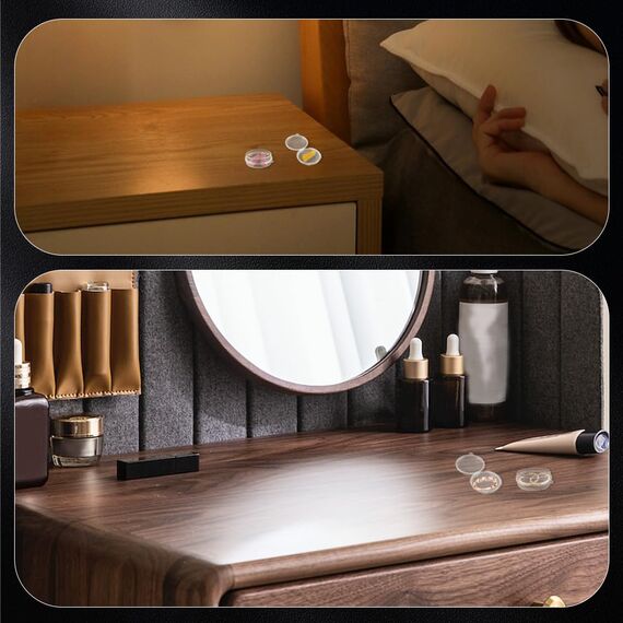 WYAN 28 Stück kleine Kunststoffboxen, Mini-Aufbewahrungsbox aus Kunststoff, Kleine Aufbewahrungsbehälter mit Deckel für Kleine Perlen, Schmuck, Schrauben, Sortierbox, Bastelzubehör(40mm*16mm)