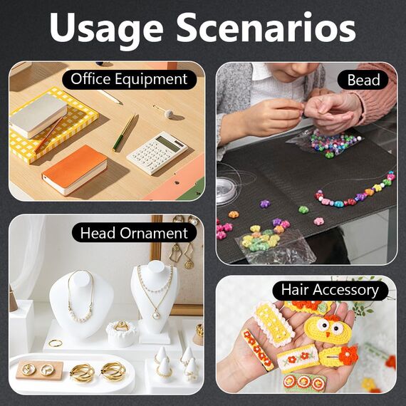 WYAN 8 Stück Großer Rechteckiger Kunststoff Aufbewahrungsboxbehälteren,Kleine Aufbewahrungsboxen,Transparenter Aufbewahrungsorganisator,zur aufbewahrung von schmuck, kunsthandwerk und kleinteilen