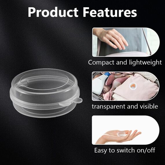 WYAN 28 Stück kleine Kunststoffboxen, Mini-Aufbewahrungsbox aus Kunststoff, Kleine Aufbewahrungsbehälter mit Deckel für Kleine Perlen, Schmuck, Schrauben, Sortierbox, Bastelzubehör(40mm*16mm)