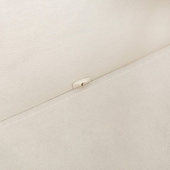 Amazon Basics Zusammenklappbare Aufbewahrungswürfel aus Stoff mit ovalen Ösen, 6er-Pack, Zackenmuster in Taupe, 26,7 x 26,7 x 28 cm