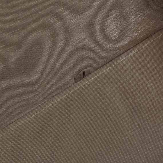 Amazon Basics Aufbewahrungswürfel aus Stoff, faltbar, mit ovalen Ösen, 6er-Pack, Taupe