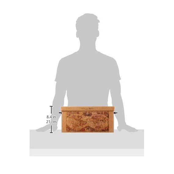 Aufbewahrungsbox mit deckel aus Karton für Kleidung und Wäsche, Karte Mittel Kisten aufbewahrung, saisonaler Wechsel, Organizer Ideal für Vakuumbeutel oder Geschenkbox 42x32x21 cm