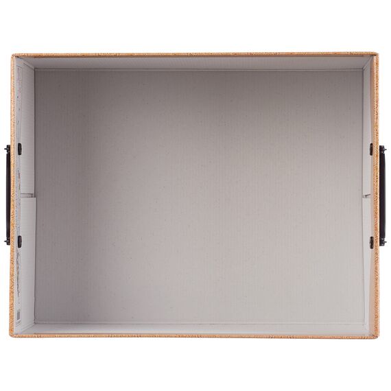 Aufbewahrungsbox mit deckel aus Karton für Kleidung und Wäsche, Karte Mittel Kisten aufbewahrung, saisonaler Wechsel, Organizer Ideal für Vakuumbeutel oder Geschenkbox 42x32x21 cm