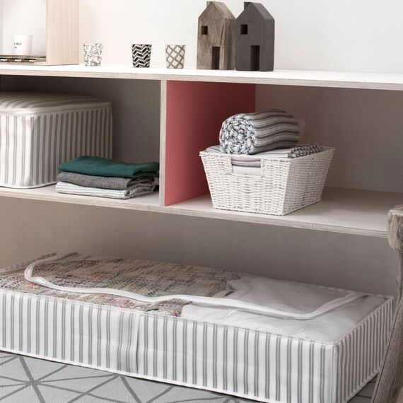 Compactor Etna Flechtkorb, Weiß, 31cmx24cmx14cm