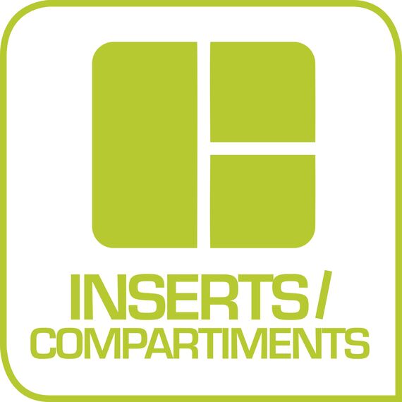 EMSA Clip & Go Salatbox, 1 L, mit Einsätzen für Toppings und Dressing, 100 Prozent dicht, mit Frischedichtung, Transparent, Hellgrün, Made in Germany, 518097