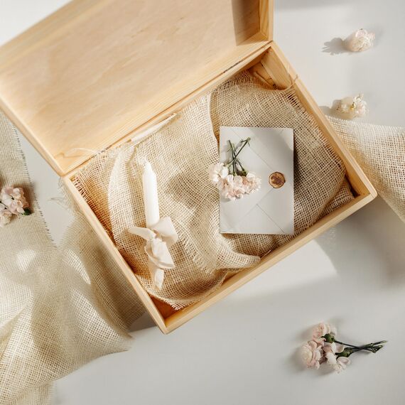 Creative Deco Personalisiert zur Taufe Geschenk für Mädchen und Junge | Mehrere Taufe Motiv | Holzkiste Erinnerungsbox Deko | Individuelle Geschenk Spielzeugkiste Holzbox mit Deckel | Spardose