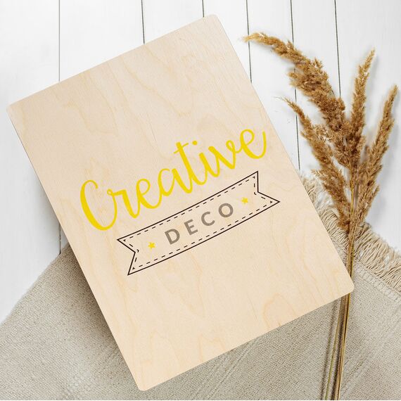 Creative Deco Personalisierte Geschenke Fotogeschenke Holzkiste | dein Eigenes Foto und Bild Individuelle Geschenk JGA | Geschenkkiste Geschenkbox | Für Frauen, Männer und Paar | 40 x 30 x 14 cm