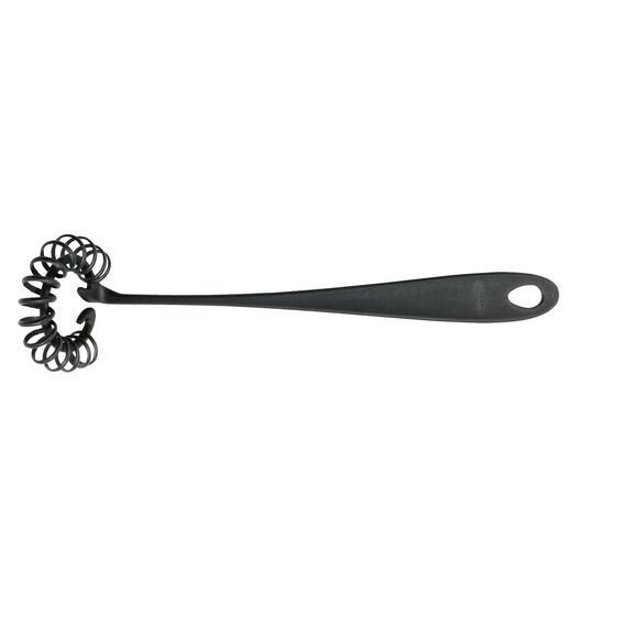 Fiskars Spiralbesen, Länge: 27 cm, Ø 7 cm, Essential, Kunststoff, Schwarz, 1065596