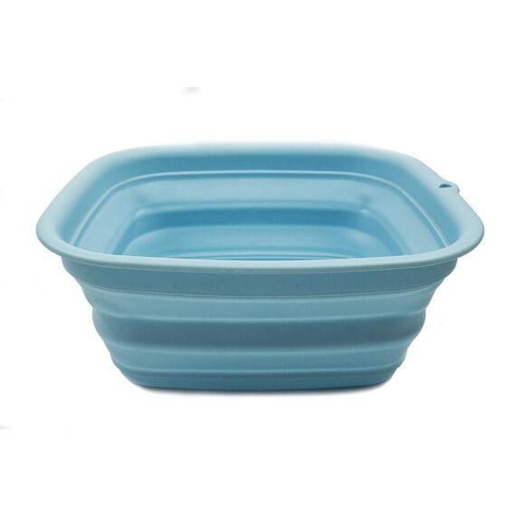 SAMMART 7,7 l zusammenklappbare Wanne – Faltbare Geschirrwanne – tragbares Waschbecken – platzsparende Kunststoff-Waschwanne (Sea Angel)