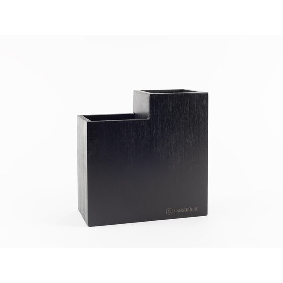 Hanseküche Messerblock - Messerhalter ohne Messer aus Holz Messerbrett (Bambus, Extra Breit)