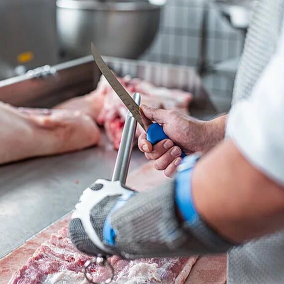 F. DICK Wetzstahl DICKORON Classic (30 cm Klingenlänge, Saphierzug, 65°HRC Oberfläche, Kunststoffgriff) 7598330, 48.26 x 5.09 x 2.13 cm