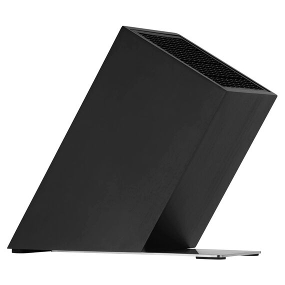 WMF FlexTec Messerblock, schwarzlackierter Messerhalter für bis zu 15 Küchenmesser, vielseitiges FlexTec Design, optimaler Klingenschutz, Cromargan®: Edelstahl Rostfrei 18/10, hochwertiger Kunststoff