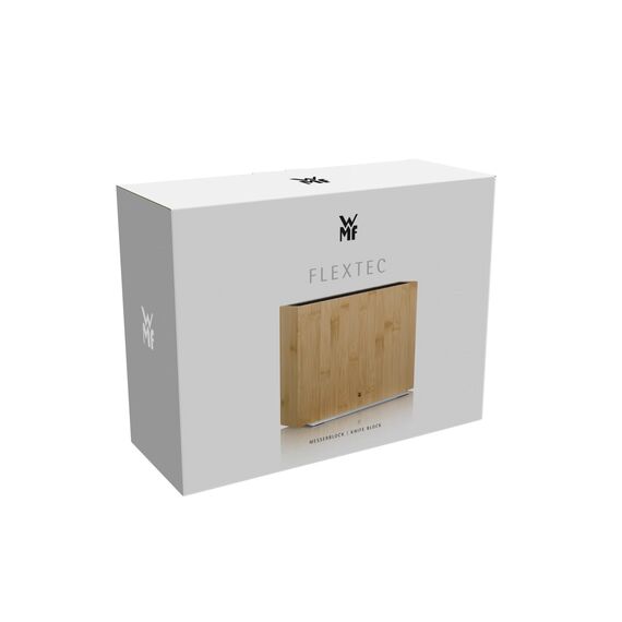 WMF Messerblock unbestückt leer ohne Messer Flextec Bambus hell kompakt platzsparend