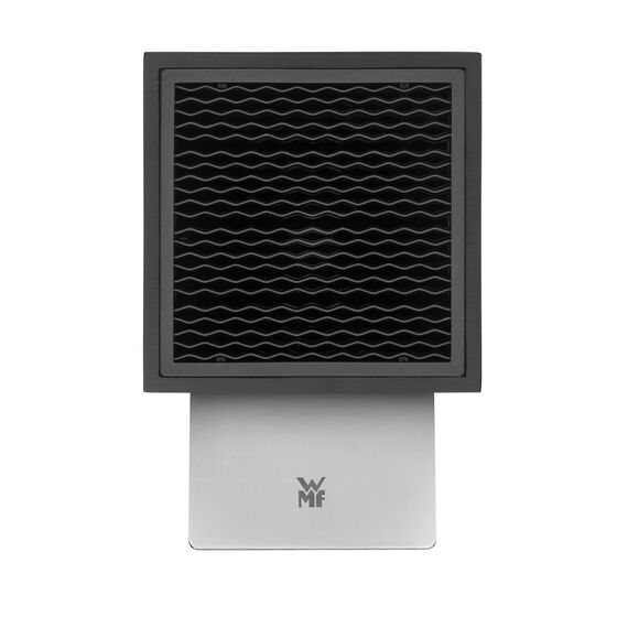 WMF FlexTec Messerblock, schwarzlackierter Messerhalter für bis zu 15 Küchenmesser, vielseitiges FlexTec Design, optimaler Klingenschutz, Cromargan®: Edelstahl Rostfrei 18/10, hochwertiger Kunststoff