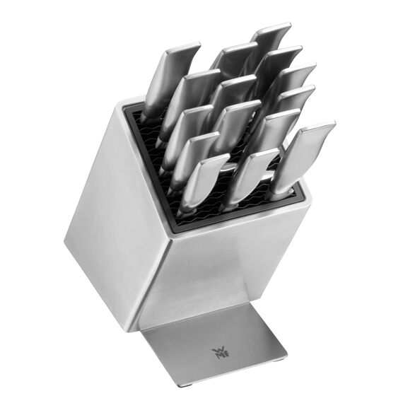WMF Messerblock unbestückt leer ohne Messer Flextec Cromargan Edelstahl rostfrei silber