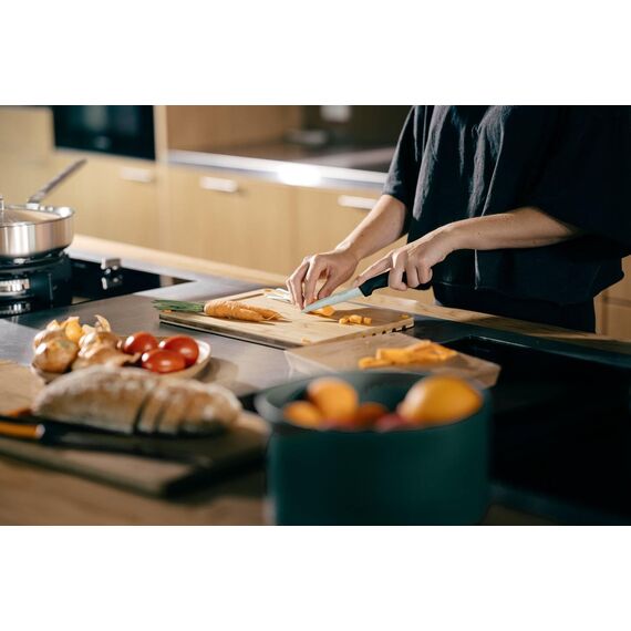 Fiskars Gemüsemesser-Set, 3-teilig, Functional Form, Edelstahl/Kunststoff, Schwarz, 1057563