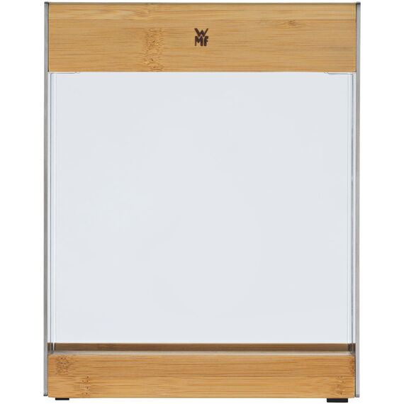 WMF Messerblock Transparent unbestückt leer ohne Messer Flextec, Bambus, hell, kompaktes Design, platzsparend