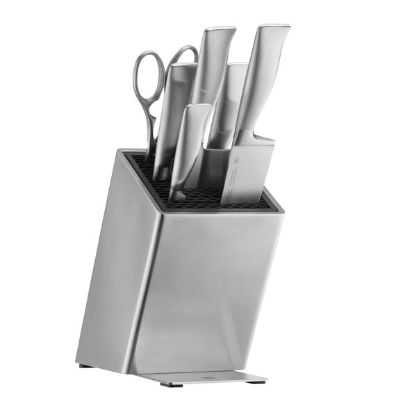 WMF Messerblock unbestückt leer ohne Messer Flextec Cromargan Edelstahl rostfrei silber