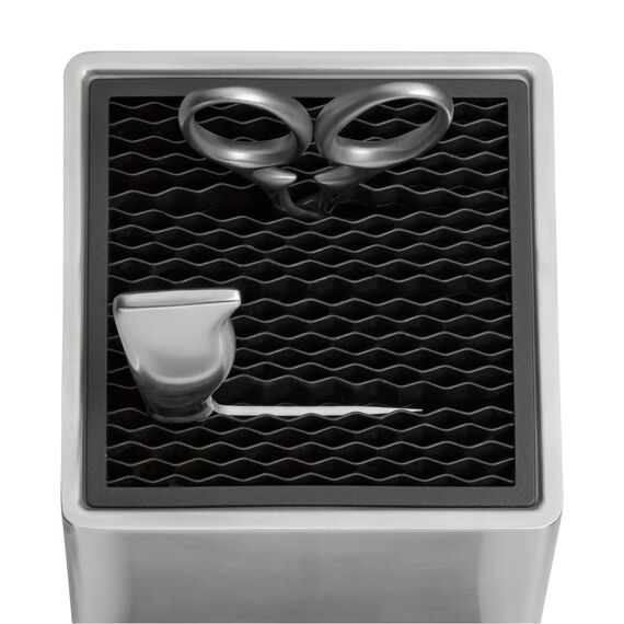 WMF Messerblock unbestückt leer ohne Messer Flextec Cromargan Edelstahl rostfrei silber