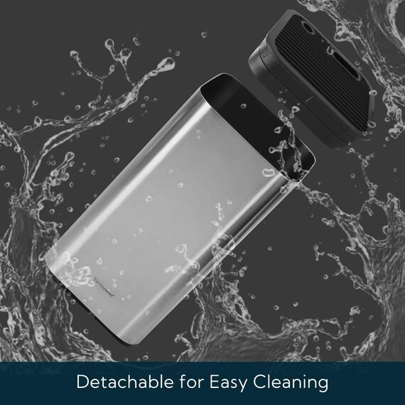 KITCHENDAO Edelstahl-Messerblock mit Schlitzen für Schere und Schärfstab - abnehmbar für einfache Reinigung und einzigartiges Schlitzdesign zum Schutz der Klinge