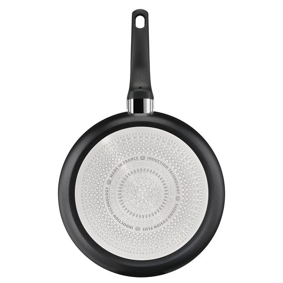 Tefal Hard Titanium On Pfannenset 24 + 28 cm, Pfanne Induktion, Aluminium, unbedenkliche Antihaftversiegelung, Thermo-Signal bei idealer Brattemperatur, für alle Herdarten geeignet, G28890