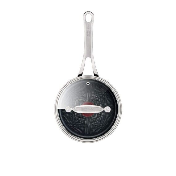 Tefal H9122344 Stielkasserolle, 18 cm, Jamie Oliver, harteloxiert, Aluminium, Silber