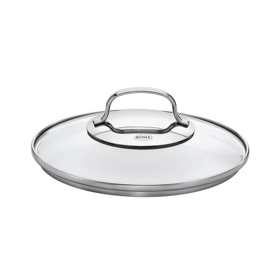 RÖSLE ELEGANCE Gemüse/Partytopf, Hochwertiger Edelstahltopf zum Kochen großer Mengen, 8 Liter, Edelstahl 18/10, Innenskalierung, Induktionsgeeignet, Spülmaschinengeeignet, 33 x 25.5 x 28 cm