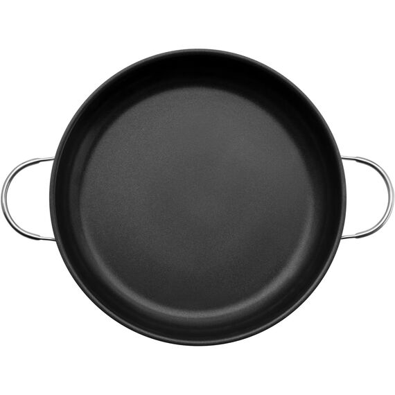 Silit Calabria Brat-/ Servierpfanne 32 cm Induktion, Edelstahl beschichtet, Edelstahlgriff, backofenfest, für schonendes Braten